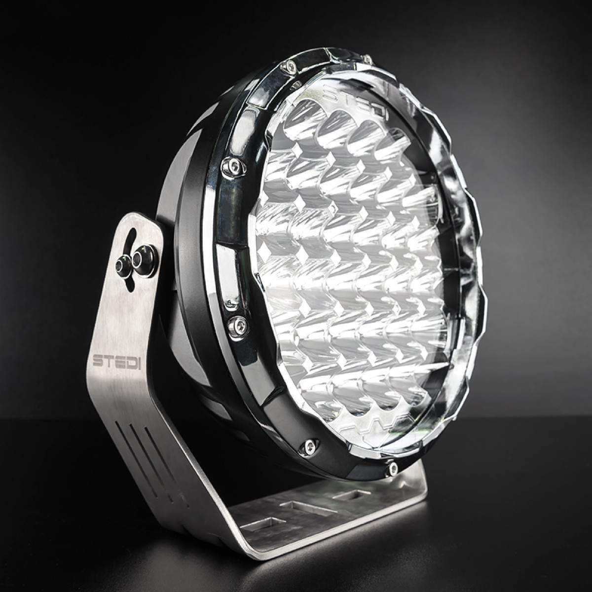 STEDI CHROME TYPE-X 8.5″ LED DRIVING LIGHTS (PAIR)