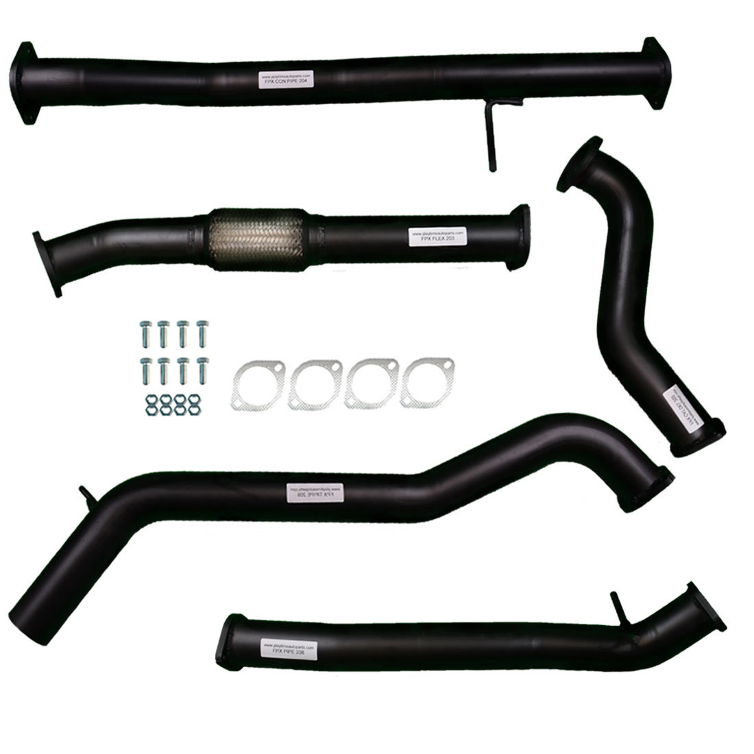 PX FORD RANGER 3.2L TURBO DIESEL 2011<2016 3" INCH TURBO BACK EXHAUST NO CAT STRAIGHT PIPE
