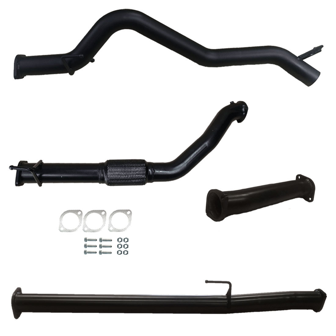 Toyota Hilux D4D 3.0L 1KD-FTV Turbo KUN Series Turbo back 3″ exhaust no cat