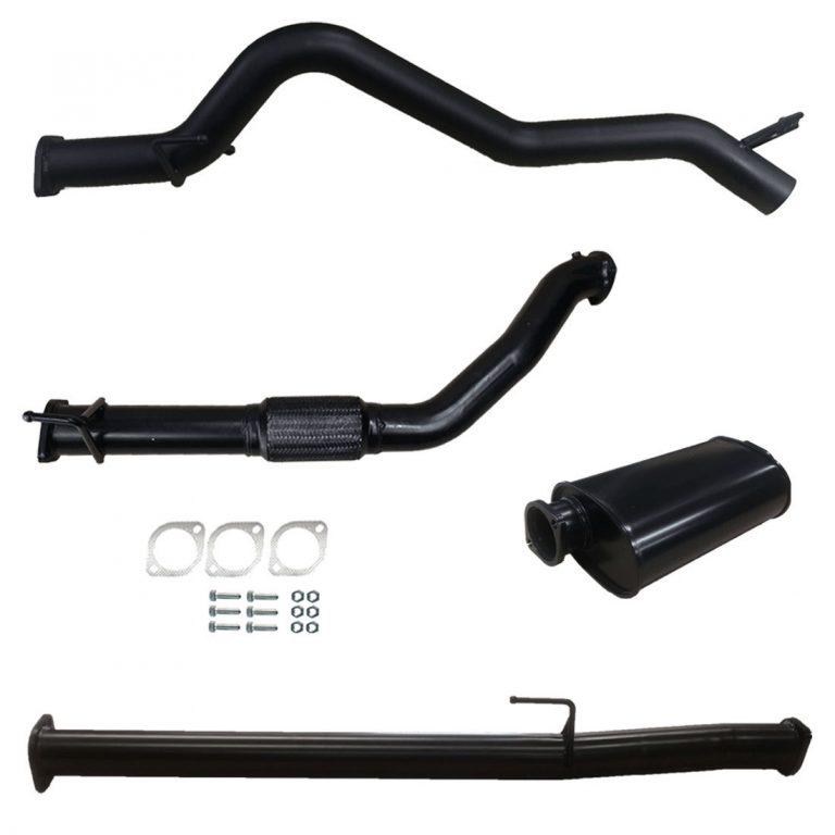 TOYOTA HILUX 3L TURBO DIESEL D4D KUN 3" INCH TURBO BACK EXHAUST NO CAT WITH MUFFLER PROCHECK