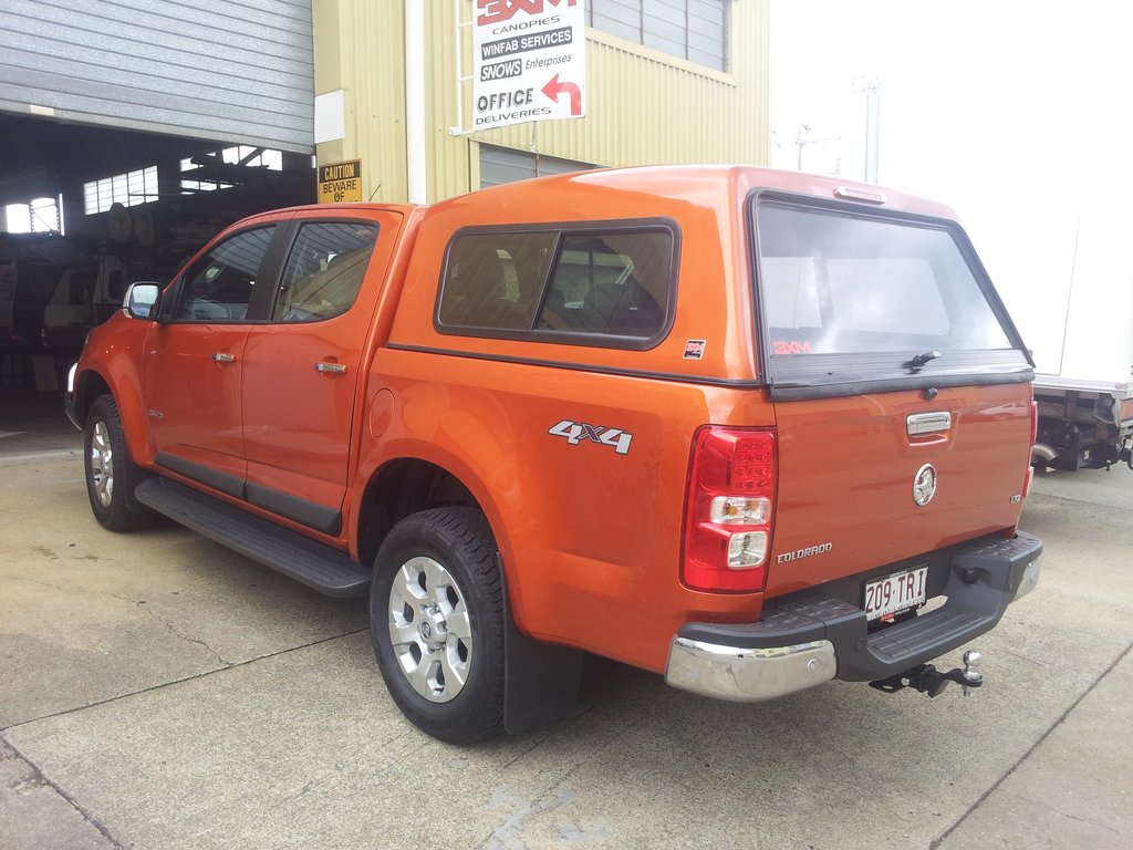 DELUXE SMOOTH CANOPY TO SUIT HOLDEN COLORADO / ISUZU DMAX DUAL CAB 2012 to current