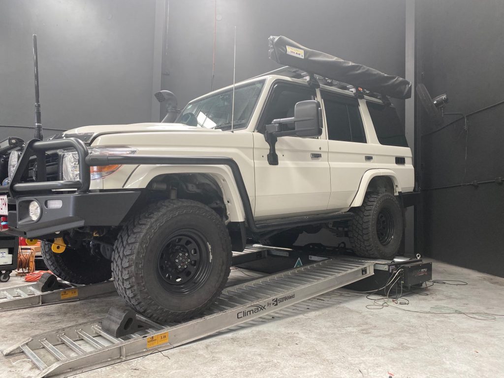 76 Series landcruiser dyno