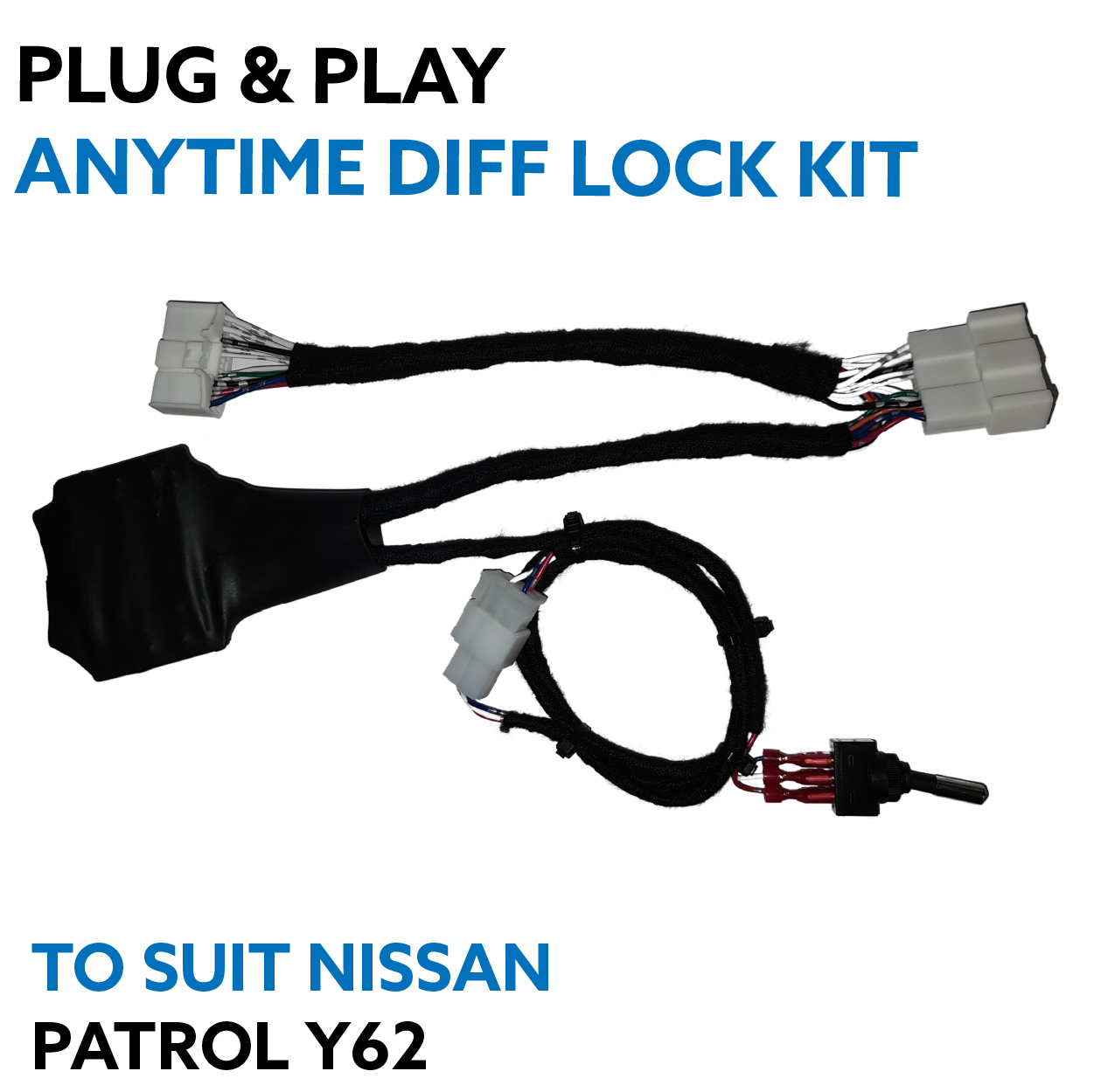 Nissan Patrol Y62 Anytime Diff Lock Plug & Play Kit