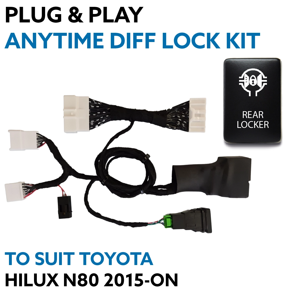 Toyota Hilux N80 Plug & Play Anytime Diff Lock Kit