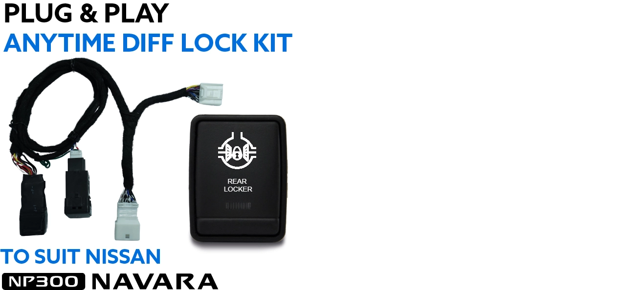 Nissan Navara NP300 D23 Anytime Diff Lock Plug & Play Kit