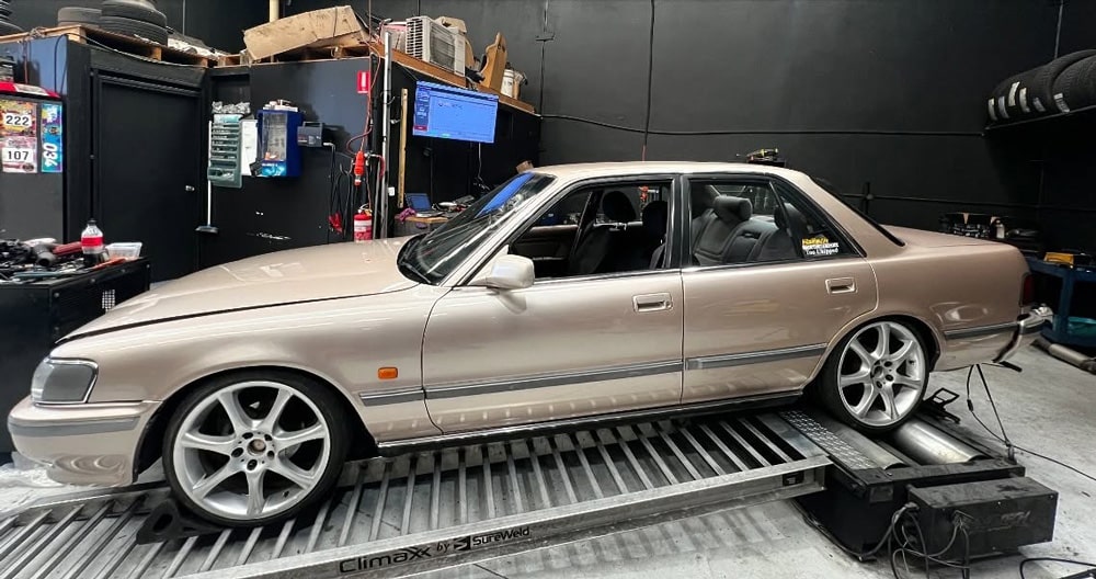 A Newly Replaced Vehicle Tyres
