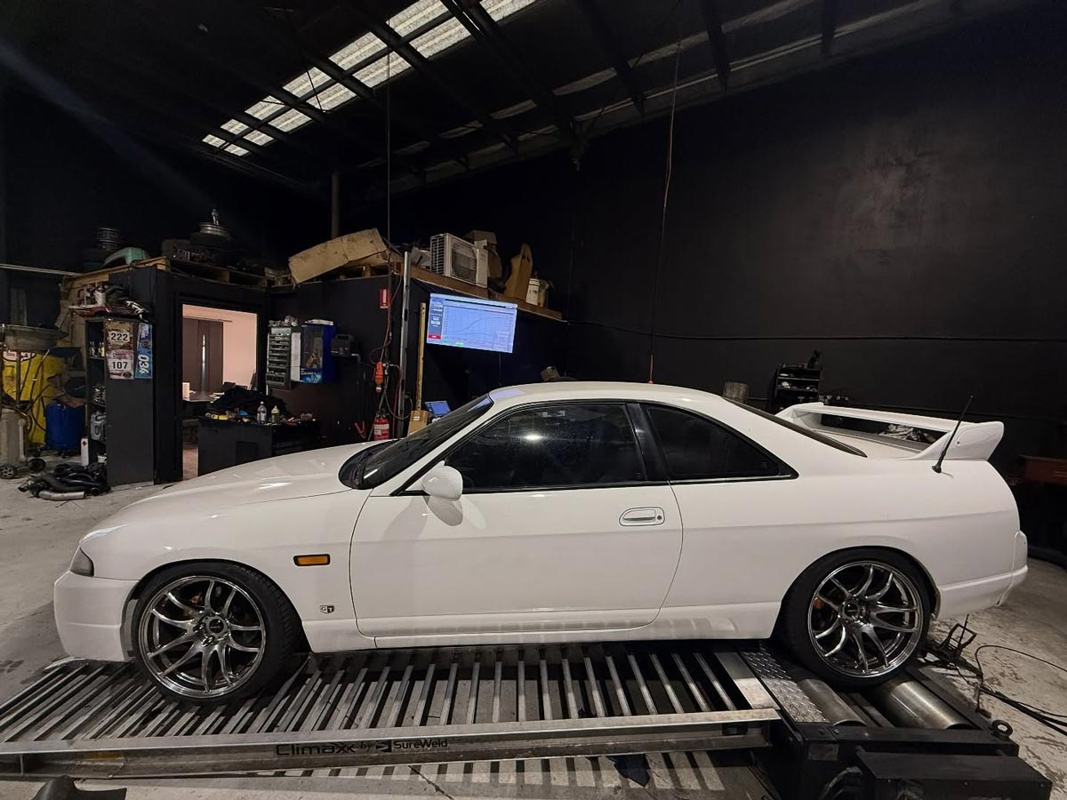 A White Car