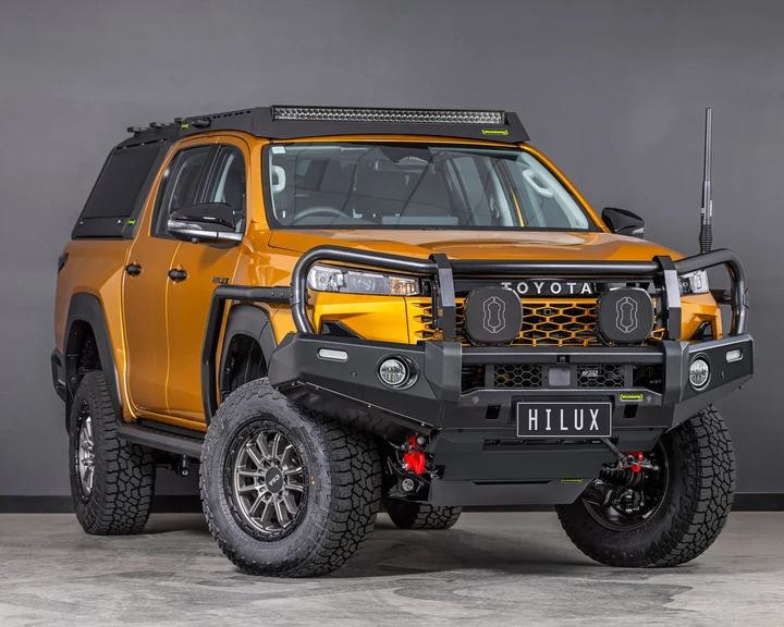 Bull Bar – Deluxe Bull Bar & Loom Kit For Toyota HiLux N90 (26+) High Spec Vehicles