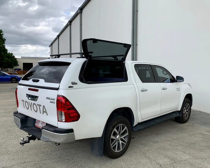 Pinnacle 2 Fibreglass Canopy (Super White) For Toyota HiLux N80, GR Sport & Rogue (15-25)