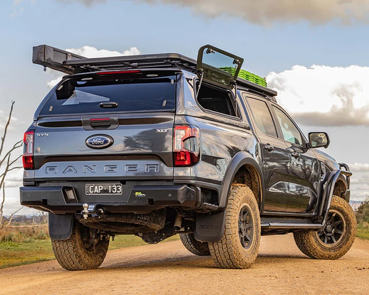 Pinnacle 2 Fibreglass Canopy (Aluminium Metallic) For Ford Ranger & Raptor Next Gen (22+)